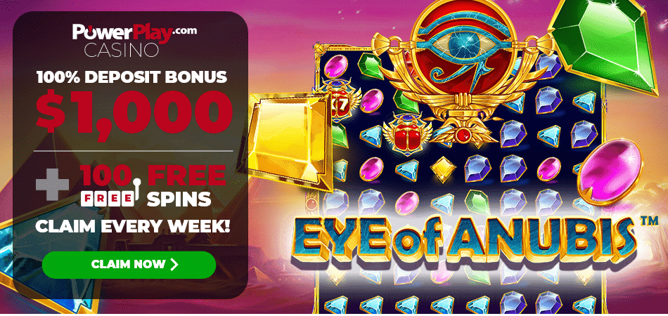 Eye of Anubis 100 Free Spins - Power Play