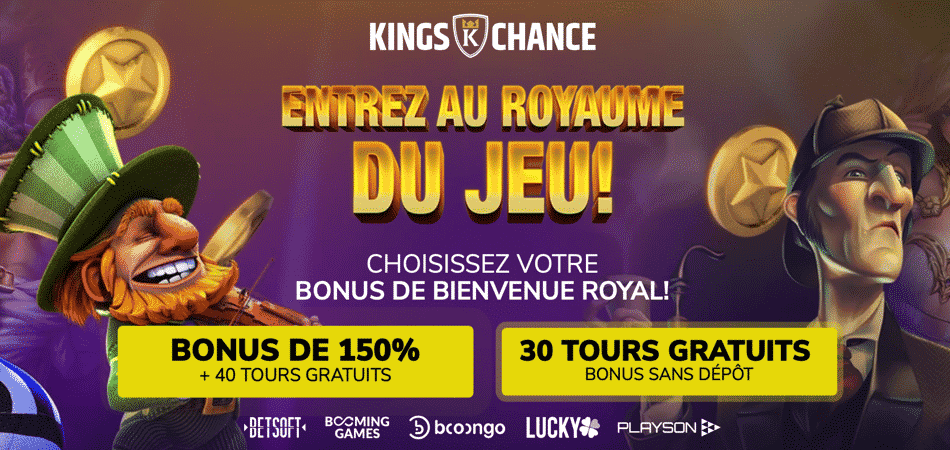 30 Spins Gratuit - King's Chance