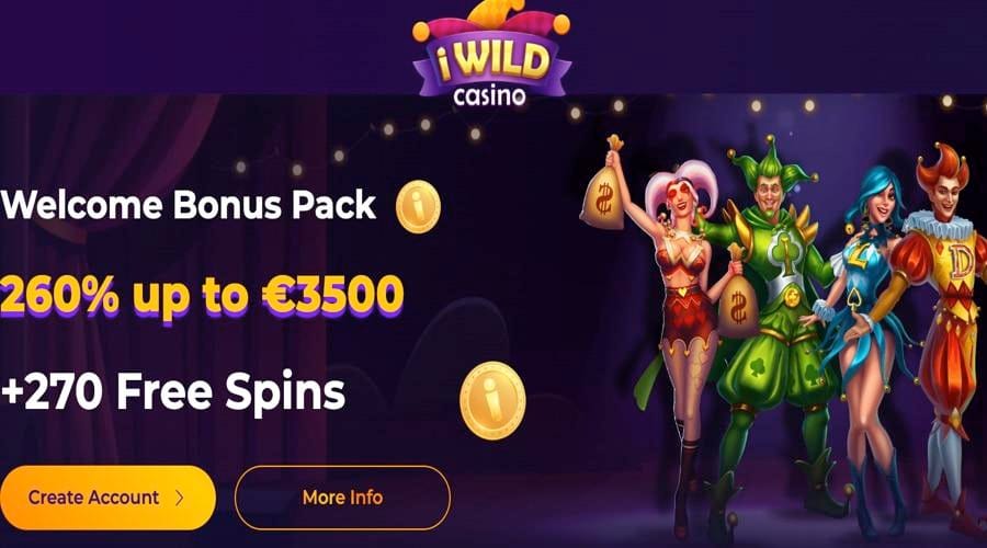 iWild Casino Free Spins Package 2024