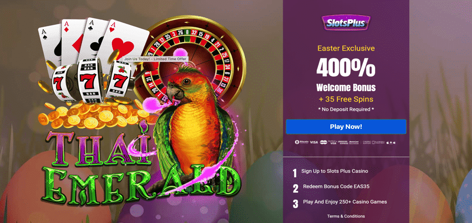 Thai Emerald Slots 35 Spins Bonus Code