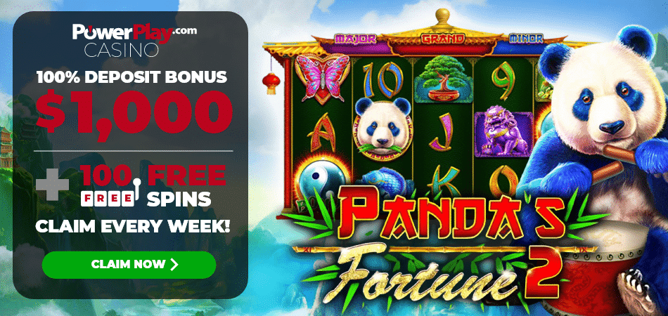 Panda's Fortune 100 Free Spins - Power Play