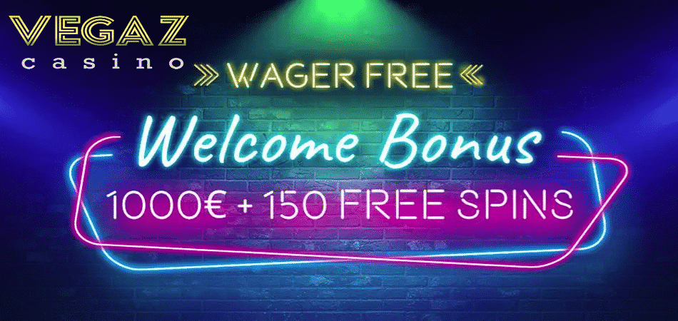 3 Wager Free Deposit Bonuses + Free Spins at Vegaz Casino