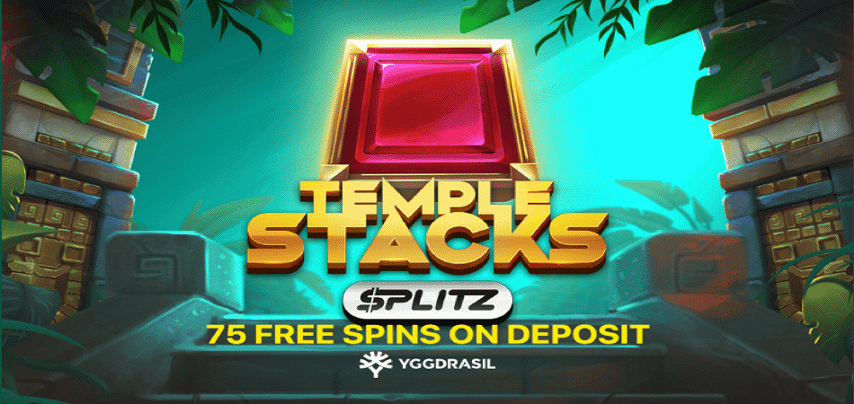 75 free spins in Temple Stacks at 24k Casino