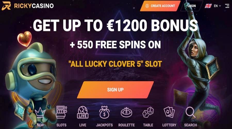 Ricky Casino Free Spins Offer