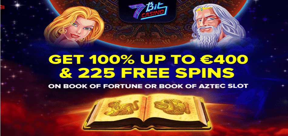 Book of Aztec free spins at 7Bit Casino