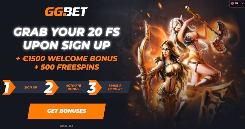 Grab your 20 Free Spins on Sign up - GGBet