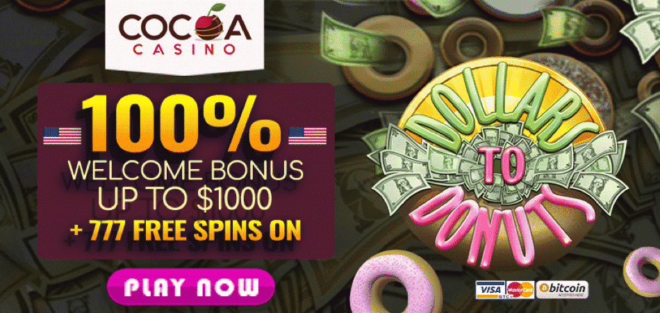 777 Free Spins on Dollars to Donuts (USA Offer) - Cocoa Casino