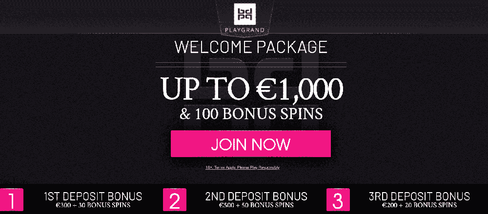 PlayGrand Casino Welcome Bonus