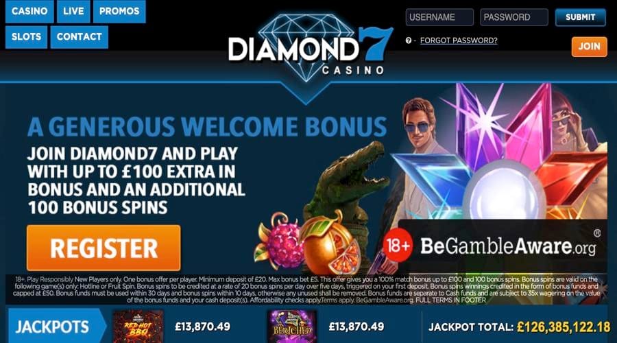 Diamond 7 Bonus Spins (Updated 2024)