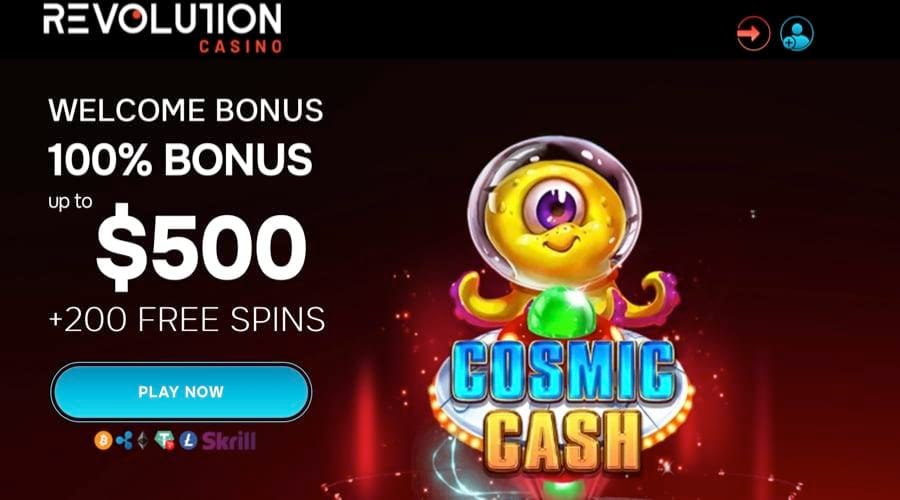 200 Free Spins in Cosmic Cash for Australian and New Zealand Players