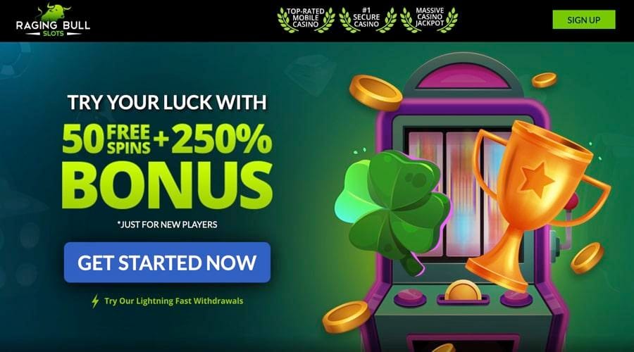 New 50 Free Spins at Raging Bull Casino