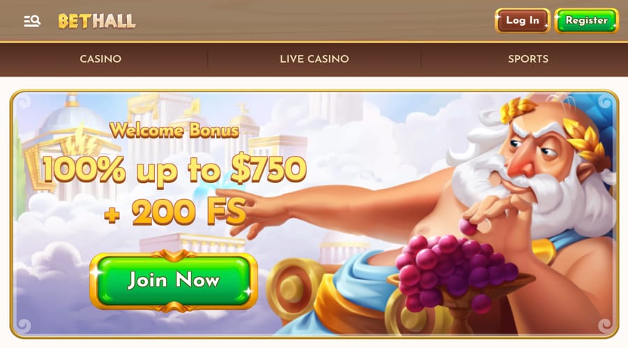 BetHall Casino Free Spins