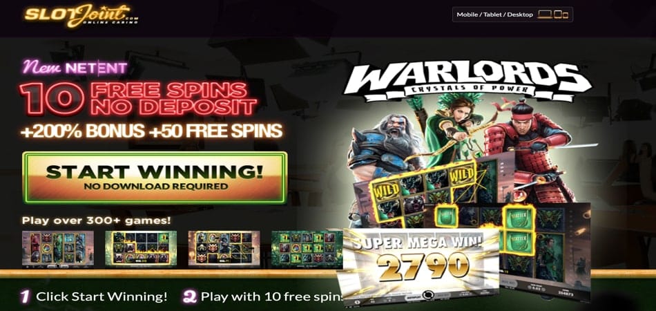 SlotJoint Casino Free Spins on Registration