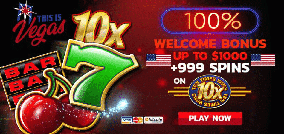 999 Free Spins + $1000 Welcome Bonus - This is Vegas