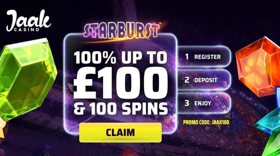 Jaak Casino New Bonus Code (Updated 2024)