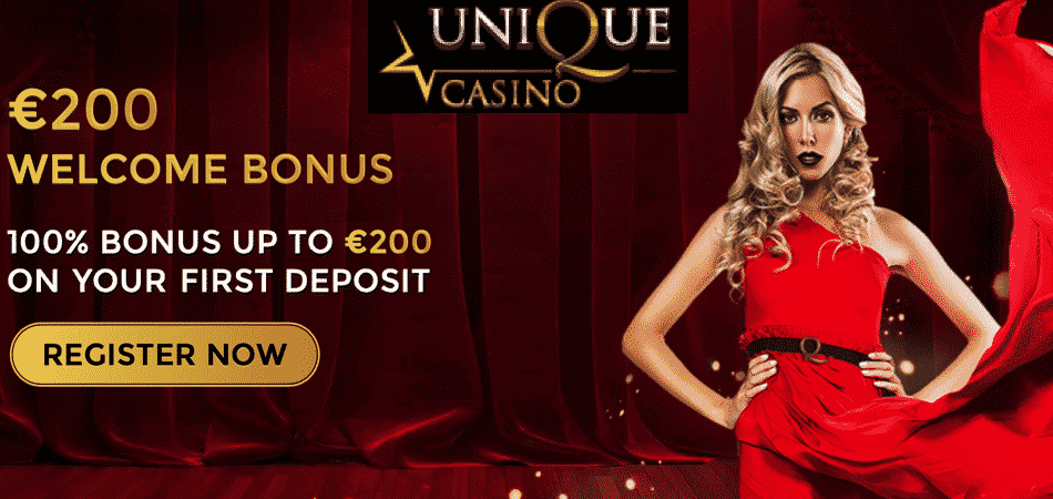 20 Free Spins + €200 Bonus Package - Unique Casino Offer