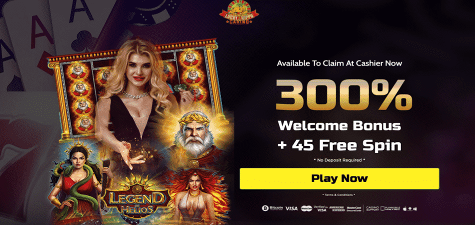 Legend of Helios Slots 45 Spins Bonus Code