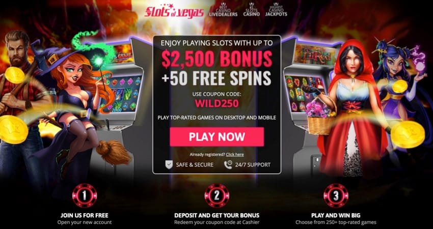 Slots of Vegas 50 Free Spins in 2023