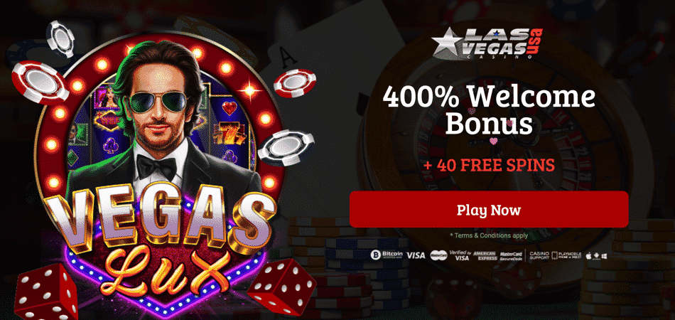 40 Free Spins on Vegas Lux - Las Vegas USA