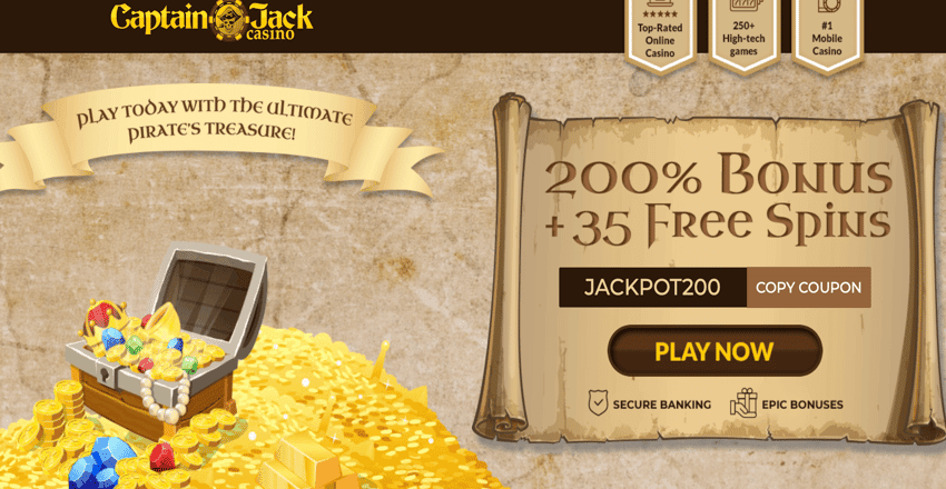 Captain Jack Free Spins Promo Code