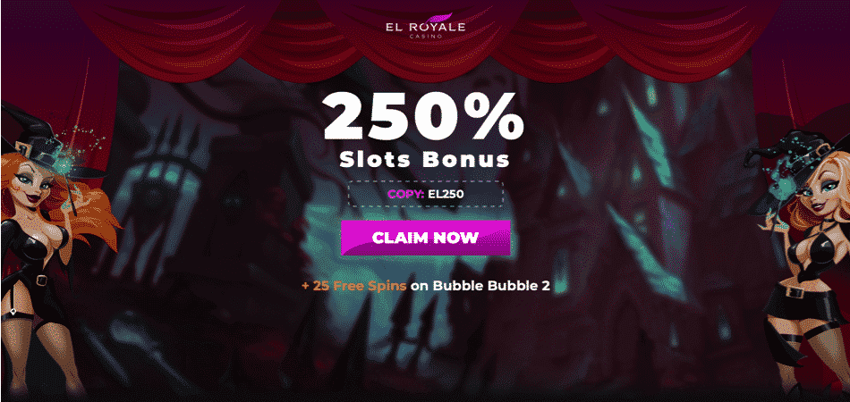 25 FS Bubble Bubble 2 Bonus Code - El Royale