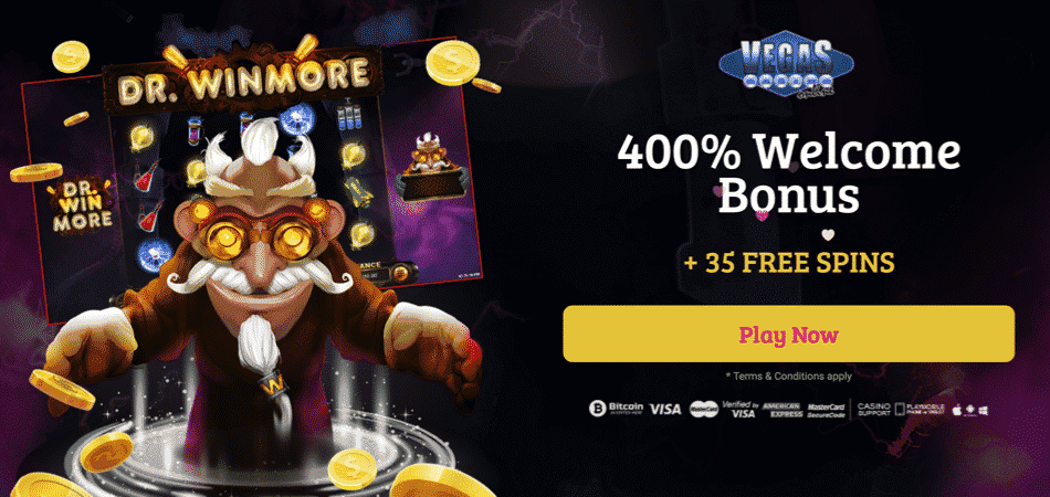 35 Free Spins on Dr. Win More - Vegas Casino