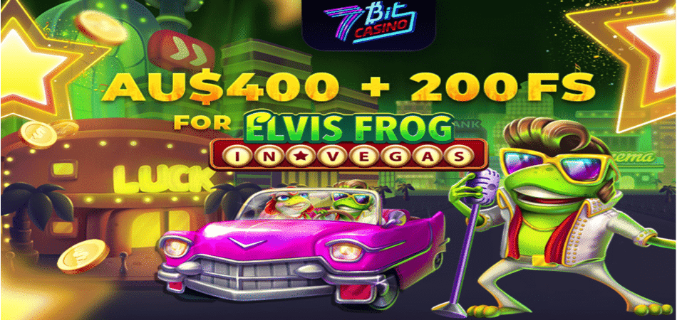 Elvis Frog Free Spins on deposit