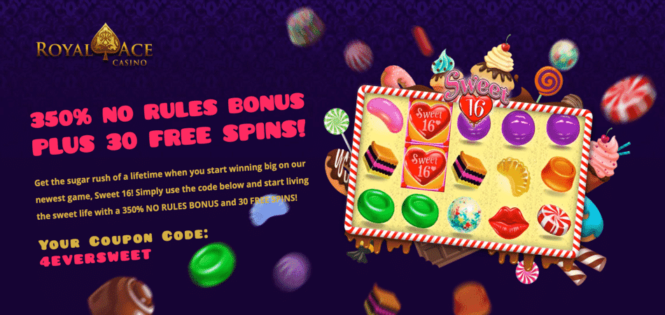 Sweet 16 slots bonus code