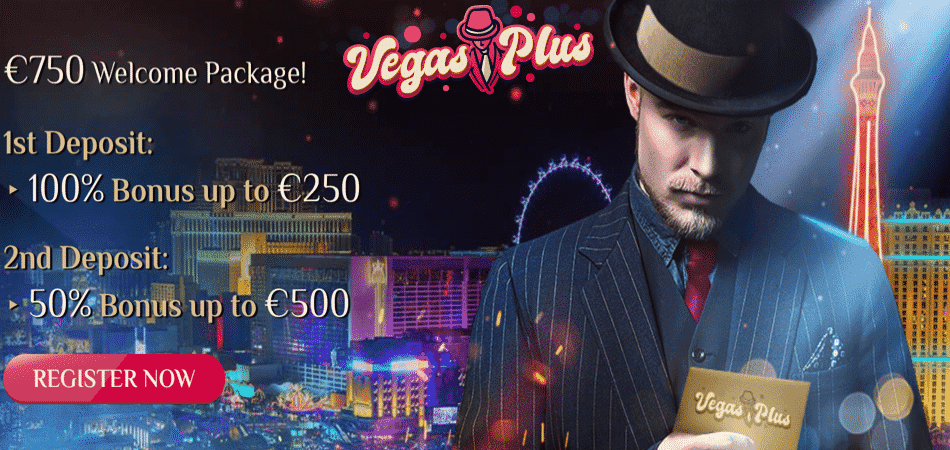 €750 Bonus Package + 50 Free Spins - Vegas Plus