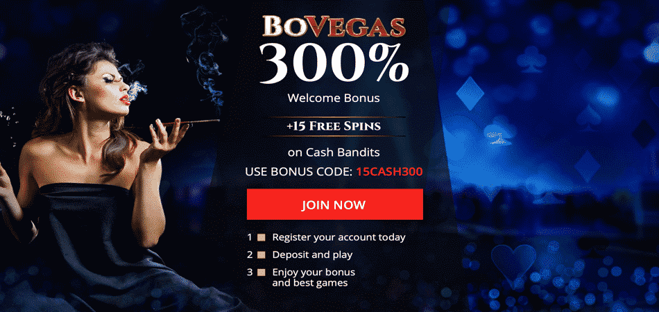 15 FS Cash Bandits bonus code in BoVegas casino