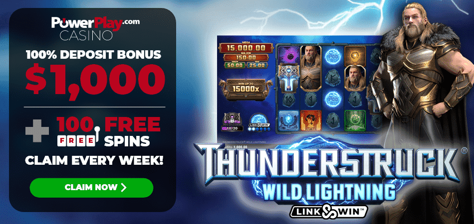 Thunderstruck 100 Free Spins - Power Play